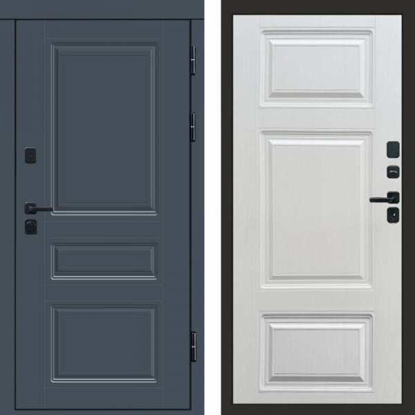 Входная дверь Termo-Door Премиум Орегон Графит - Лион Лиственница