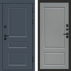 Входная дверь Termo-Door Премиум Орегон Графит - Марсель Grey софт