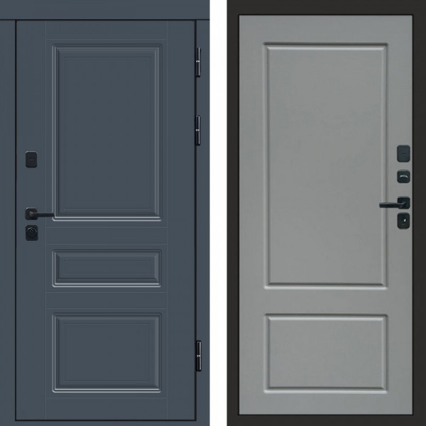 Входная дверь Termo-Door Премиум Орегон Графит - Марсель Grey софт