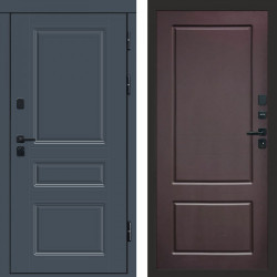 Входная дверь Termo-Door Премиум Орегон Графит - Марсель Шоколад