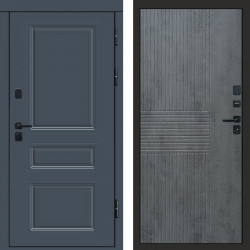Входная дверь Termo-Door Премиум Орегон Графит - Мастино Бетон темный