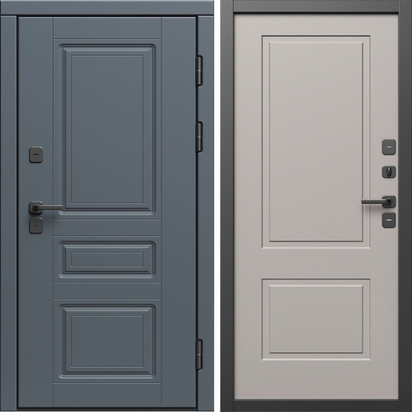 Входная дверь Termo-Door Премиум Орегон Графит - Нео Классика Капучино