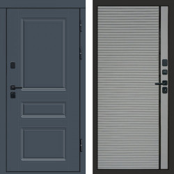 Входная дверь Termo-Door Премиум Орегон Графит - Porte Grey софт