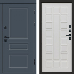 Входная дверь Termo-Door Премиум Орегон Графит - Престиж бежевый матовый