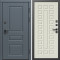Входная дверь Termo-Door Премиум Орегон Графит - Престиж бежевый матовый