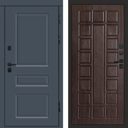 Входная дверь Termo-Door Премиум Орегон Графит - Престиж венге