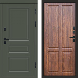 Входная дверь Termo-Door Премиум Орегон Грин - Без серии Орех стандарт