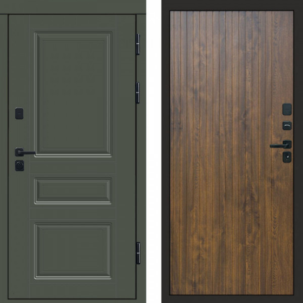 Входная дверь Termo-Door Премиум Орегон Грин - Flat Дуб