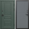 Входная дверь Termo-Door Премиум Орегон Грин - Горизонт Grey софт