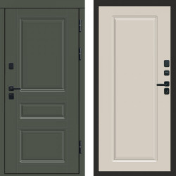 Входная дверь Termo-Door Премиум Орегон Грин - Гранд Слоновая кость