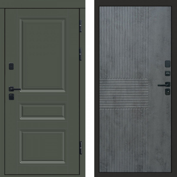 Входная дверь Termo-Door Премиум Орегон Грин - Мастино Бетон темный