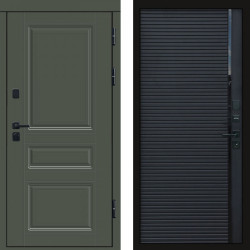 Входная дверь Termo-Door Премиум Орегон Грин - Porte black