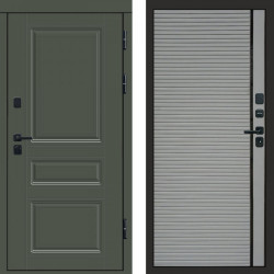 Входная дверь Termo-Door Премиум Орегон Грин - Porte Grey софт