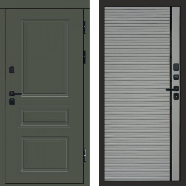 Входная дверь Termo-Door Премиум Орегон Грин - Porte Grey софт