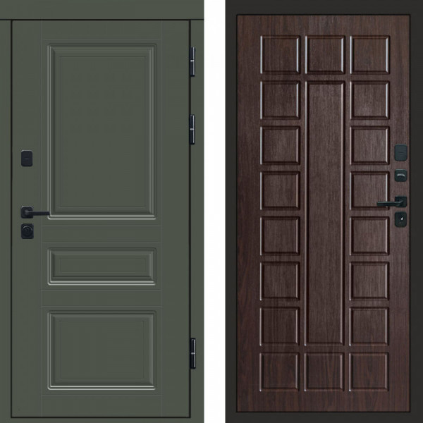 Входная дверь Termo-Door Премиум Орегон Грин - Престиж венге