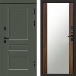 Входная дверь Termo-Door Премиум Орегон Грин - Зеркало дуб