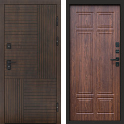 Входная дверь Termo-Door Премиум Веста Дуб - Без серии Орех премиум