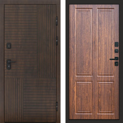 Входная дверь Termo-Door Премиум Веста Дуб - Без серии Орех стандарт