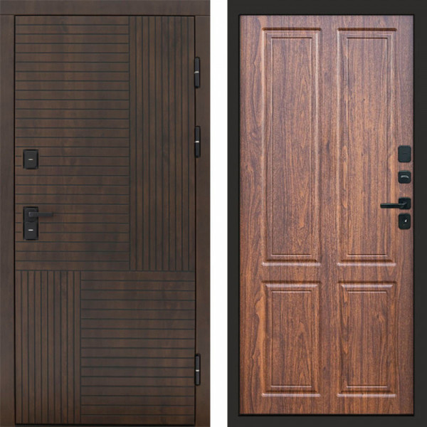 Входная дверь Termo-Door Премиум Веста Дуб - Без серии Орех стандарт