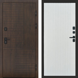 Входная дверь Termo-Door Премиум Веста Дуб - Flat Белый софт