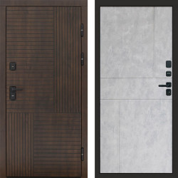 Входная дверь Termo-Door Премиум Веста Дуб - Горизонт бетон светлый