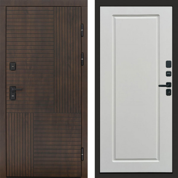 Входная дверь Termo-Door Премиум Веста Дуб - Гранд Белый софт