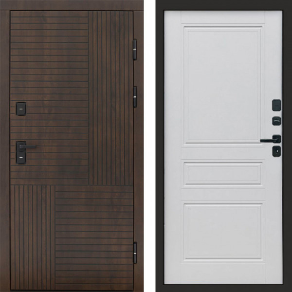 Входная дверь Termo-Door Премиум Веста Дуб - Классика белый матовый