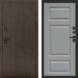 Входная дверь Termo-Door Премиум Веста Дуб - Лион Grey софт