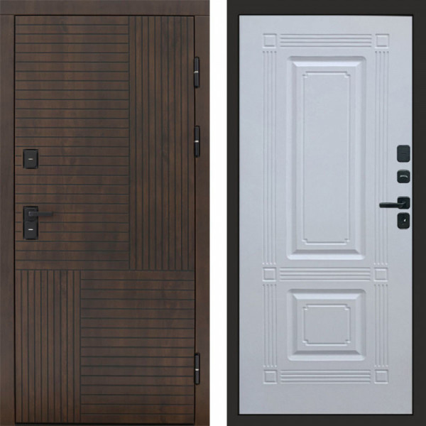 Входная дверь Termo-Door Премиум Веста Дуб - Мадрид Белый софт