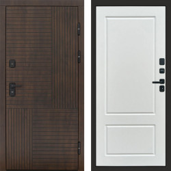 Входная дверь Termo-Door Премиум Веста Дуб - Марсель Белый софт