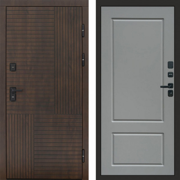 Входная дверь Termo-Door Премиум Веста Дуб - Марсель Grey софт