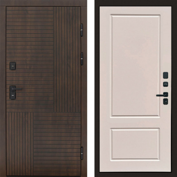 Входная дверь Termo-Door Премиум Веста Дуб - Марсель Слоновая кость