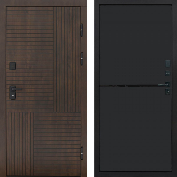 Входная дверь Termo-Door Премиум Веста Дуб - Нео Black