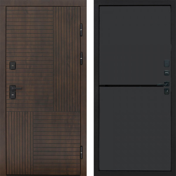 Входная дверь Termo-Door Премиум Веста Дуб - Нео Графит