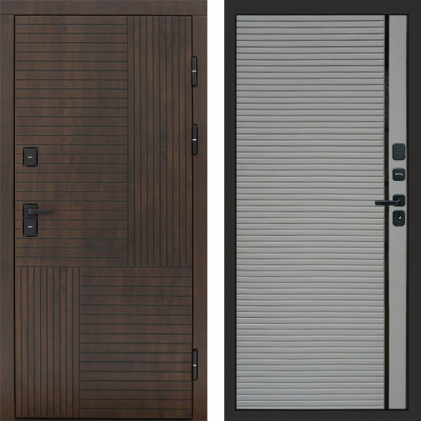 Входная дверь Termo-Door Премиум Веста Дуб - Porte Grey софт