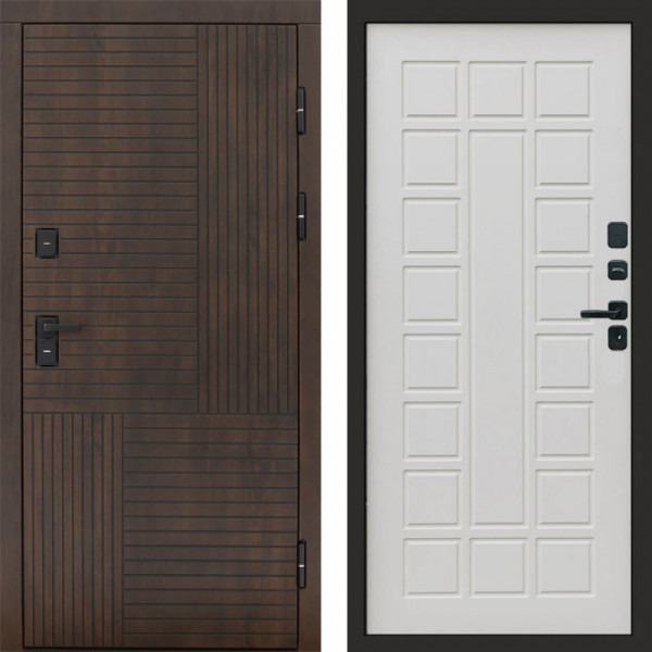 Входная дверь Termo-Door Премиум Веста Дуб - Престиж бежевый матовый