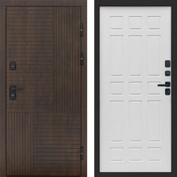 Входная дверь Termo-Door Премиум Веста Дуб - Спарта белое дерево