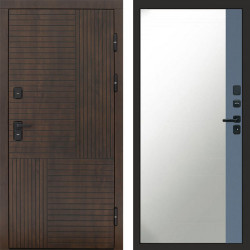 Входная дверь Termo-Door Премиум Веста Дуб - Зеркало Фацет Grey софт