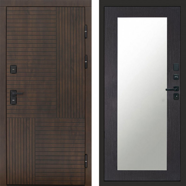 Входная дверь Termo-Door Премиум Веста Дуб - Зеркало Триумф венге