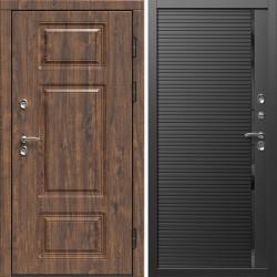 Входная дверь Termo-Door Премиум Винорит Дуб - Порте black