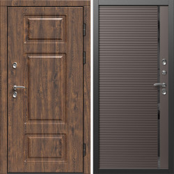 Входная дверь Termo-Door Премиум Винорит Дуб - Порте Шоколад