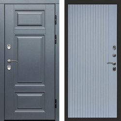 Входная дверь Termo-Door Премиум Винорит Grey - Flat Grey софт