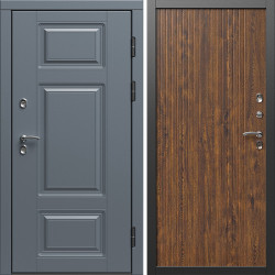 Входная дверь Termo-Door Премиум Винорит Grey - Флэт Дуб