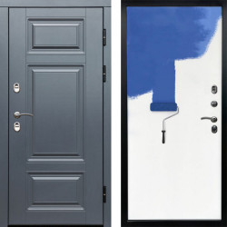 Входная дверь Termo-Door Премиум Винорит Grey - Гладкая Панель Под Покраску Под покраску (грунт)