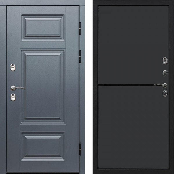 Входная дверь Termo-Door Премиум Винорит Grey - Нео Графит