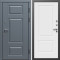 Входная дверь Termo-Door Премиум Винорит Grey - Нео Классика Белый Софт