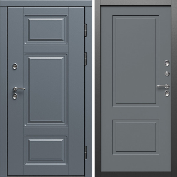 Входная дверь Termo-Door Премиум Винорит Grey - Нео Классика Грей Софт