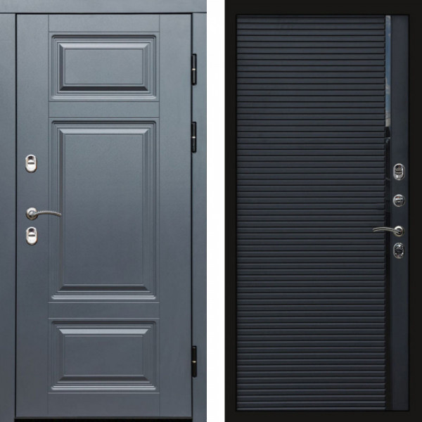 Входная дверь Termo-Door Премиум Винорит Grey - Porte black