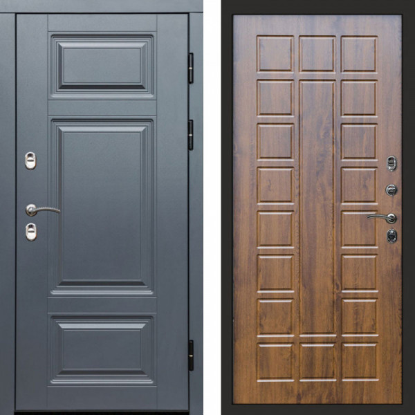 Входная дверь Termo-Door Премиум Винорит Grey - Престиж дуб