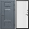 Входная дверь Termo-Door Премиум Винорит Grey - Страйп Белый Софт